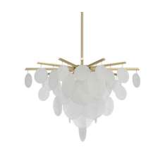 CTO Lighting Nimbus pendant medium satin brass