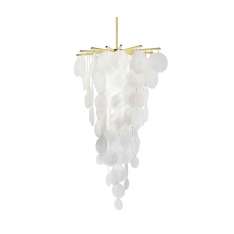 CTO Lighting Nimbus cascade satin brass