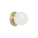 CTO Lighting Mezzo flush small satin brass