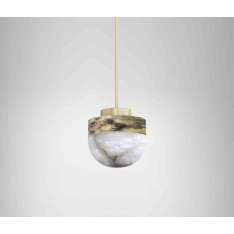 CTO Lighting Lucid 200 pendant in silvered brass