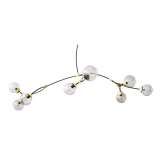 CTO Lighting Ivy pendant 8 smoked glass