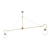 CTO Lighting Floren pendant 2 arms - antique brass