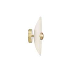 CTO Lighting Cielo flush small satin brass