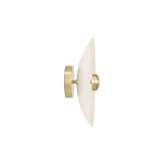 CTO Lighting Cielo flush small satin brass