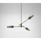 CTO Lighting Axis pendant bronze / smoked glass