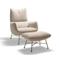 COR Jalis Lounge easy chair on a fixed wire frame