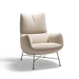 COR Jalis Lounge easy chair on a fixed wire frame