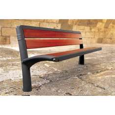 Concept Urbain Vesta wooden bench