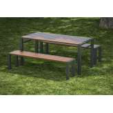 Concept Urbain Basic table and backless bench