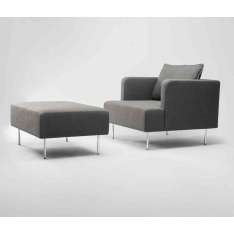 Comforty Levit Armchair and Ottoman