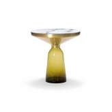 ClassiCon Bell Side Table brass-marble-yellow