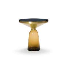 ClassiCon Bell Side Table brass-glass-orange