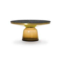 ClassiCon Bell Coffee Table brass-marble-orange