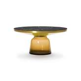 ClassiCon Bell Coffee Table brass-marble-orange