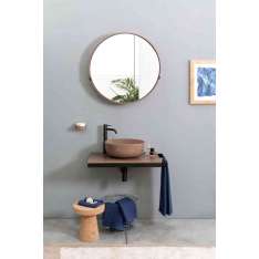 Ceramica Cielo Multiplo washbasin on countertop