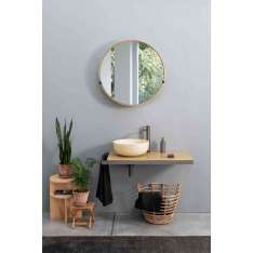 Ceramica Cielo Multiplo washbasin on countertop