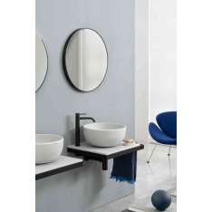 Ceramica Cielo Multiplo washbasin on countertop