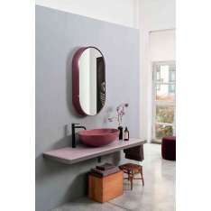 Ceramica Cielo Multiplo washbasin on countertop