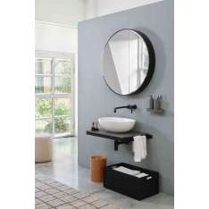 Ceramica Cielo Multiplo washbasin on countertop
