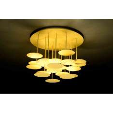 Casablanca Licht Millelumen Circles Ceiling Goldglimmer