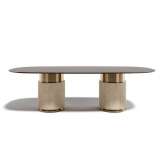 Capital Rock Oval Table