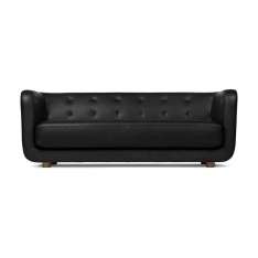 by Lassen Vilhelm Nevada Leather, Black/Smoked Oak