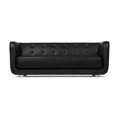by Lassen Vilhelm Nevada Leather, Black/Natural Oak