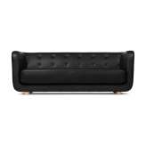 by Lassen Vilhelm Nevada Leather, Black/Natural Oak