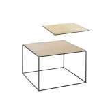 by Lassen Twin 49 Table Top, Oak/Brass