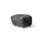 by Lassen The Tired Man Footstool Sheepskin, Antrachite/Natural Oak