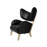 by Lassen My Own Chair Nevada Leather, Black/Natural Oak