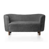 by Lassen Mingle Sheepskin, Antrachite/Smoked Oak