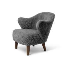 by Lassen Ingeborg Sheepskin, Antrachite/Smoked Oak