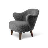 by Lassen Ingeborg Sheepskin, Antrachite/Smoked Oak