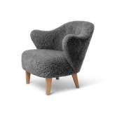 by Lassen Ingeborg Sheepskin, Antrachite/Natural Oak