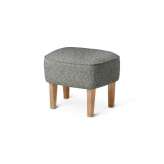 by Lassen Ingeborg Footstool, Sahco Nara, 1/Natural Oak