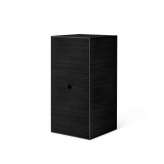 by Lassen Frame 70 Incl. Door And 2 Shelves, Black Stained Ash