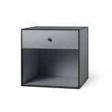 by Lassen Frame 49 With 1 Drawer, Dark Grey