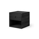 by Lassen Frame 35 With 1 Drawer, Black Stained Ash