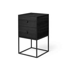 by Lassen Frame 35 Sideboard With 2 Drawers, Black Stained Ash