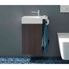 burgbad Yumo | Mineral cast washbasin incl. vanity unit