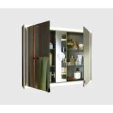 burgbad Yso | Mirror cabinet with horizontal LED-lighting