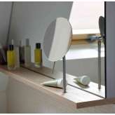 burgbad Sys30 | Wall rack incl. magnifying mirror