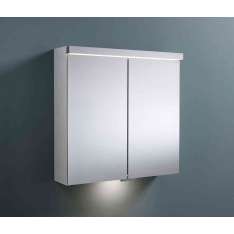 burgbad Sys30 | Mirror cabinet with LED-lighting and indirect lighting of washbasin