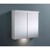 burgbad Sys30 | Mirror cabinet with LED-lighting and indirect lighting of washbasin