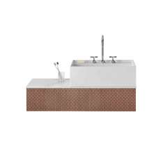 burgbad rc40 | Mineral cast washbasin RC40 M45 incl. vanity unit