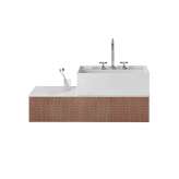 burgbad rc40 | Mineral cast washbasin RC40 M45 incl. vanity unit
