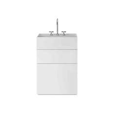 burgbad rc40 | Mineral cast washbasin RC40 M45 incl. vanity unit