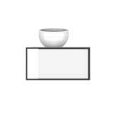 burgbad Junit | Mineral cast washbasin incl. vanity unit