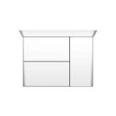 burgbad Iveo | Mineral cast washbasin incl. vanity unit